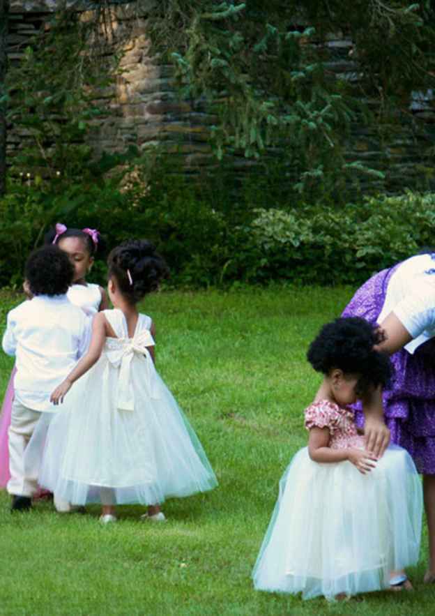 Lovely Tulle Sweetheart Neck Ankle-Length A-line Flower Girl Dress with Bowknot