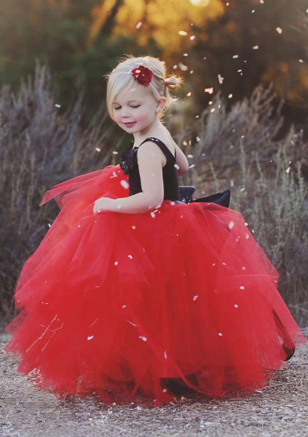 Charming Tulle Square Neckline Floor-Length A-line Flower Girl Dress with Waistband