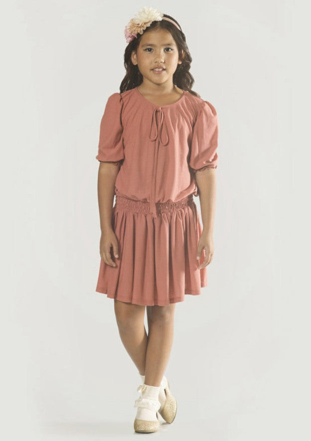 Elegant Jersey Bateau Neck Short/Mini A-line Flower Girl Dress with Pleated