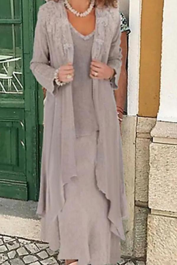 Boho PLus Size Mother of the Bride Dresses-BMbride.com