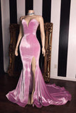 Sleeveless Sweetheart Mermaid Evening Dress BM bride