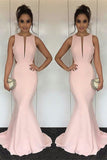 Pink Mermaid Long Evening Dress BM bride