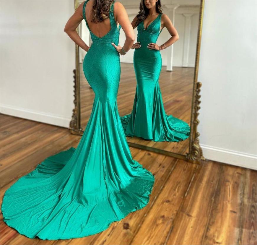 Charming Sweetheart Blue Sequin Lace Corset Long Dresses for a Beautiful Evening