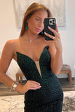 Sexy Deep V Neck Beads Tight Short Homecoming Dress BM bride